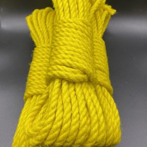 Yellow Jute Rope - 6mm x 9m-9.5m length